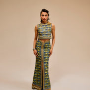 Royal Sunny Top & Skirt Set